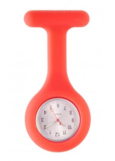 Montre Infirmière Standard Silicone Rouge