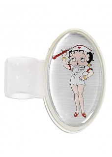 Badge Stéthoscope Betty Boop Thermomètre