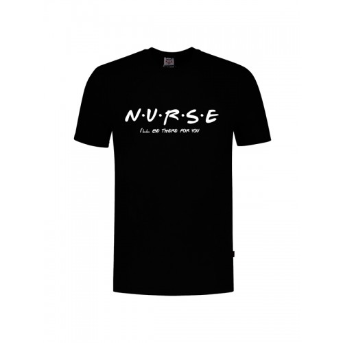 T-Shirt Nurse For You Noir